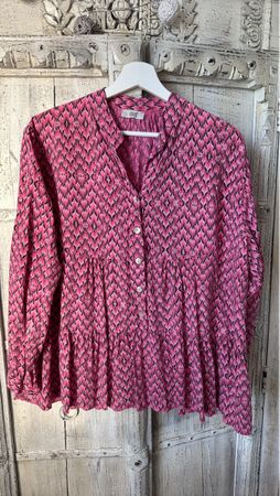 Bluse IPSY pink Muster Grösse M