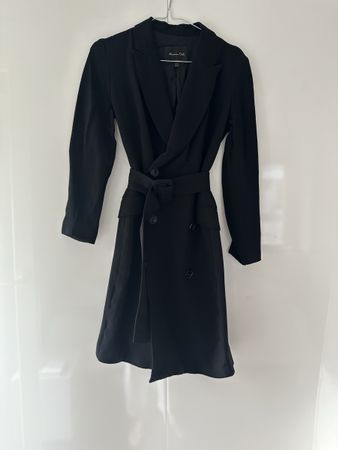 Massimo Dutti schwarzer Blazer Kleid
