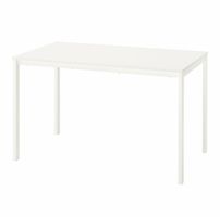 White Ikea table 