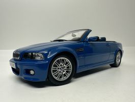 BMW M3 E46 Cabriolet 1:18, blau, KYOSHO