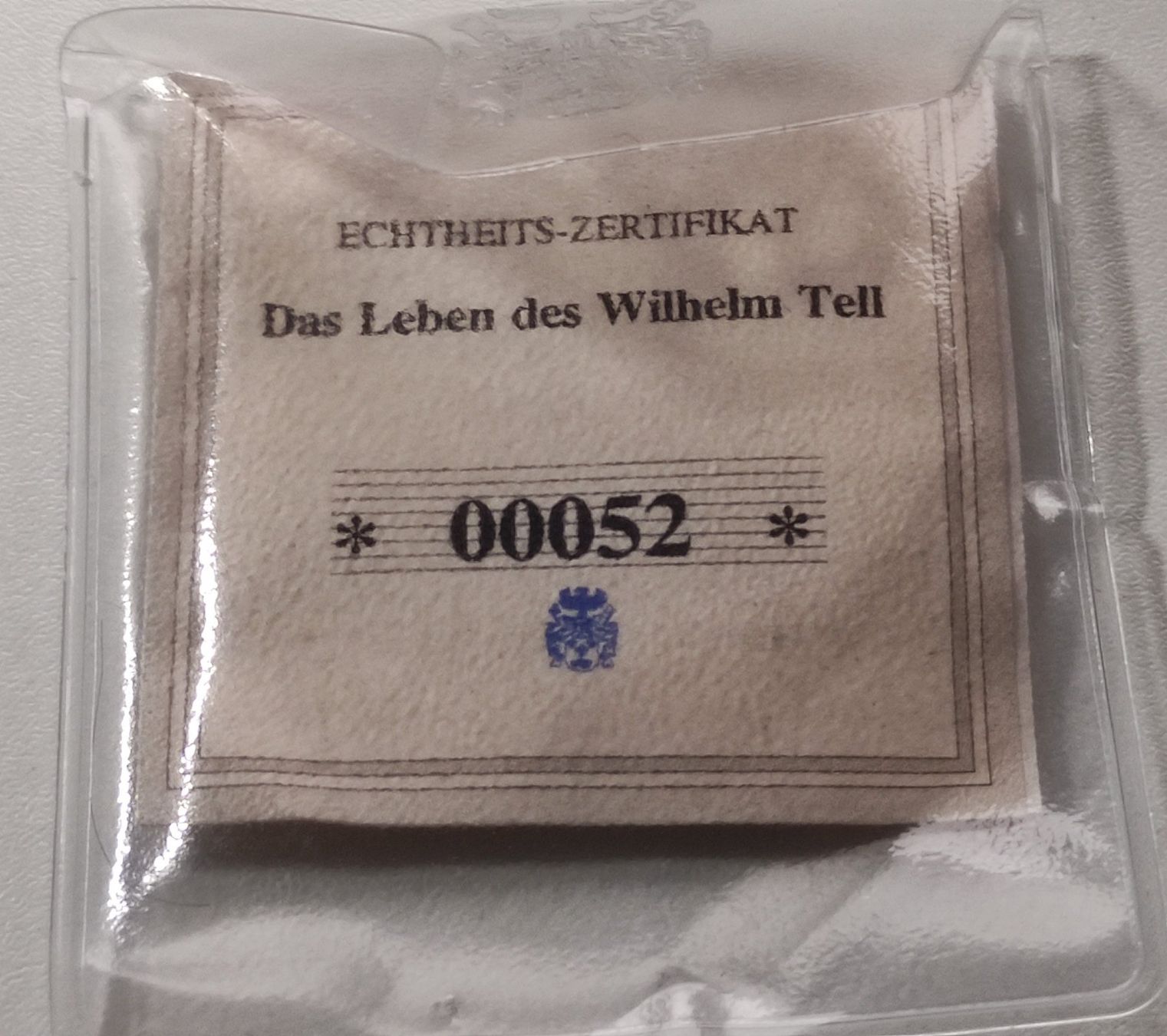 Medaillen: versilberte Medaille 40 mm PP,  Walter Tell – Neu (gemäss Beschreibung) aus Baar von Maxlee75 2