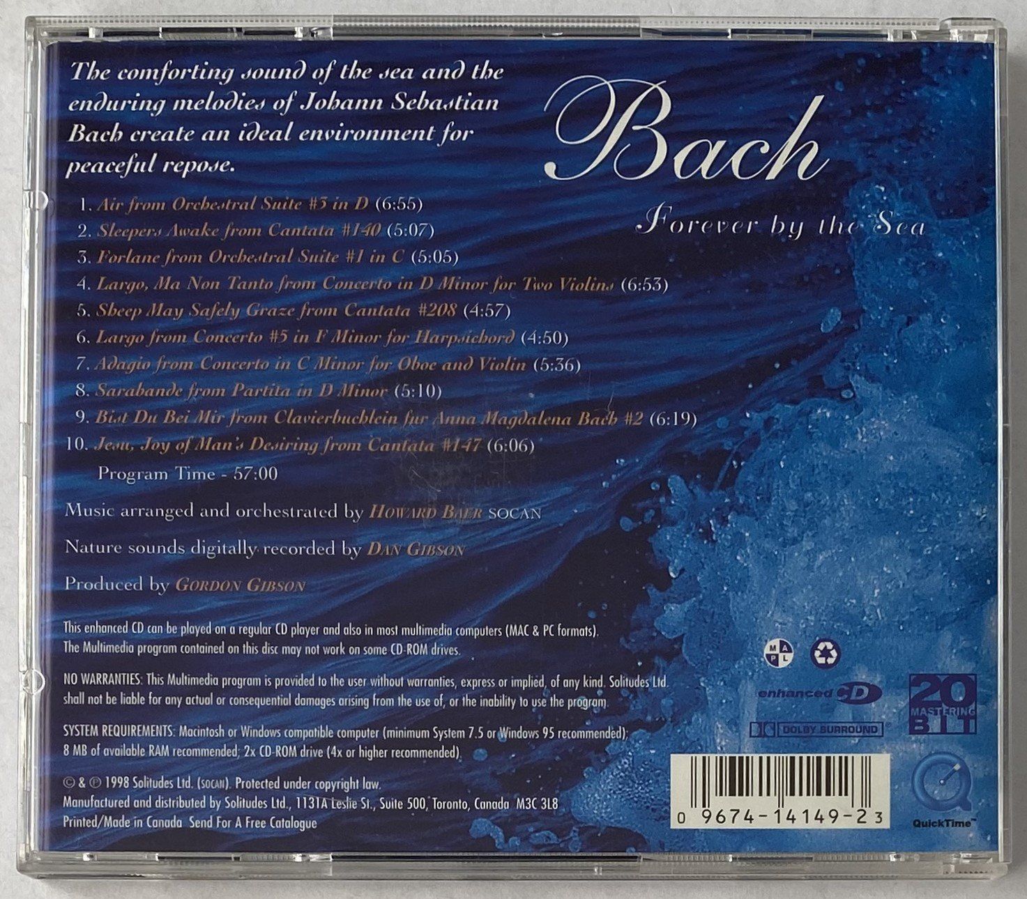 CDs: Dan Gibson, Dan Gibson's Solitudes – Gebraucht aus Flums von Asquillo 1