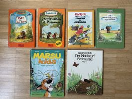 Janosch, Marsupilami Kids, Maulwurf Grobowski - Bücherpaket