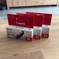 Canon Druckerpatronen CLI-571GY XL Grau (3 Stück)