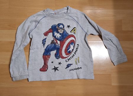 Captain America Kinder Pullover, Gr. 116, Top Zustand!
