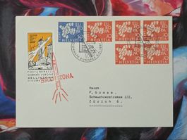 CL34 Enveloppe + Timbre Suisse 1961
