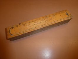 Alte Grieffelschachtel Holz Schiebedeckel gebraucht
