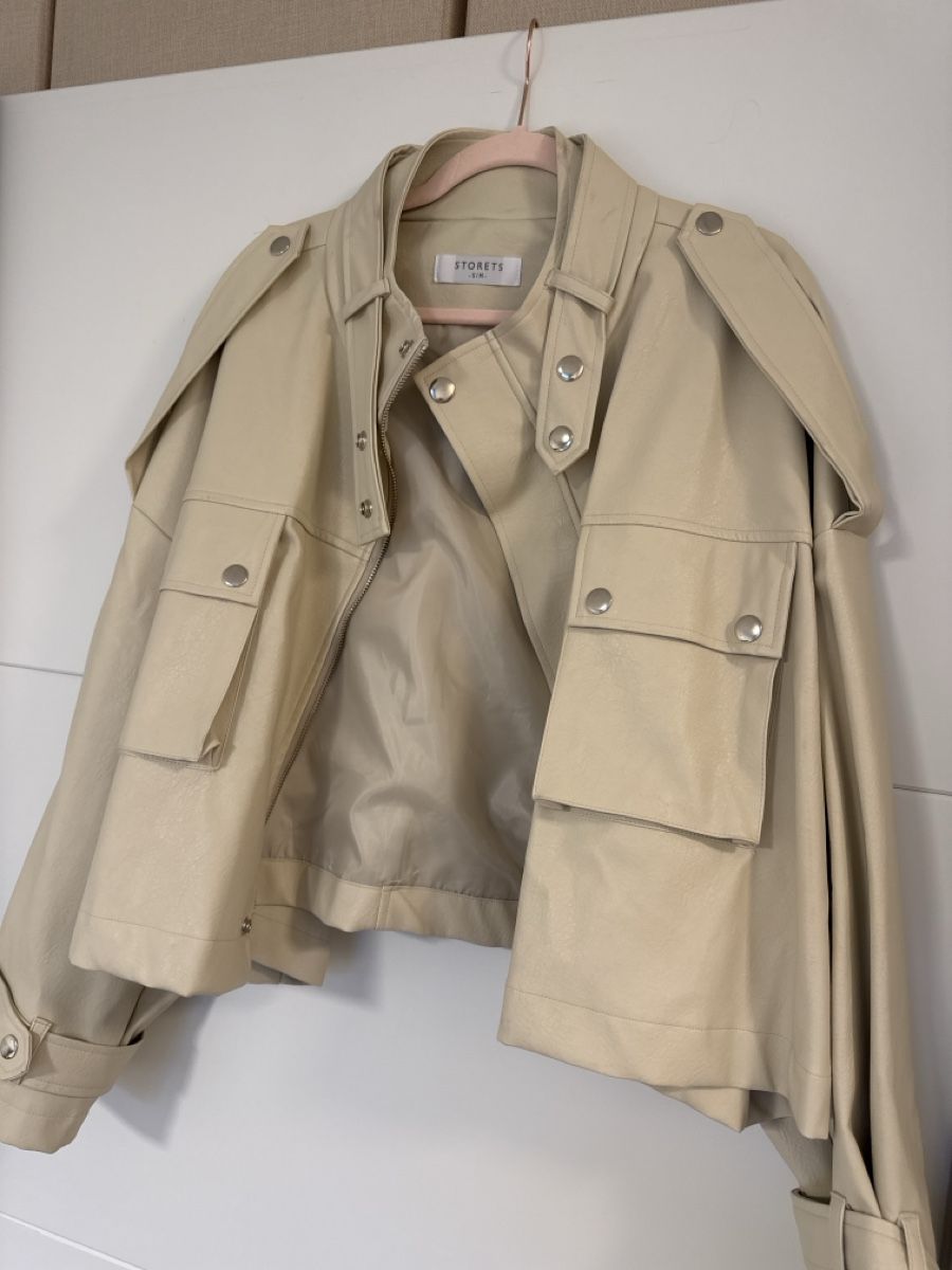 Jacken: Storets beige jacket M/L with pockets – Gebraucht aus Beringen von Edu-Nati 1