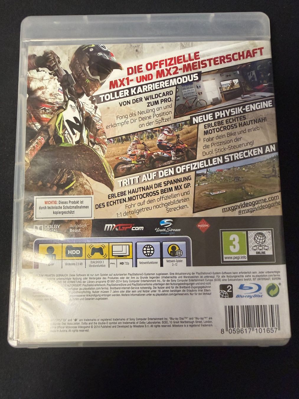 Sony Giochi: MX GP The Official Motocross Videogame - PS3 – Usato da Pont-de-la-Morge venduto da Darfal 2