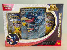 Pokémon 30th Celebration Greninja ex Box EN