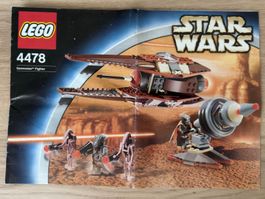 LEGO Star Wars Geonosian Fighter (4478): parts only