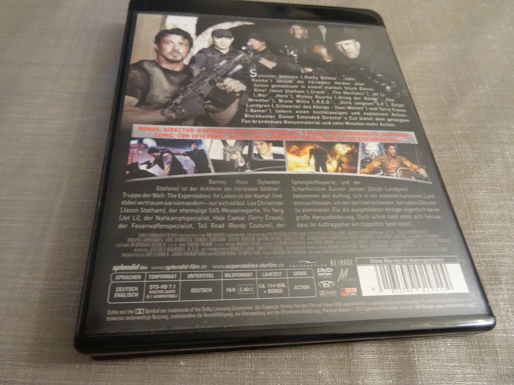 Alle DVDs: The Expendables - Extended Cut - Blu-ray – Gebraucht aus Olten von Disc-Verkauf 2