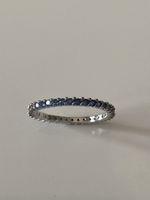 Swarovski Ring Damen Grösse 51.5 Zirkonia blau einwandfreier