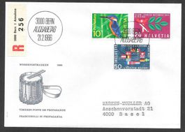 R-FDC Serie 439 - 441 Werbemarken ET Bern 21.2.1966