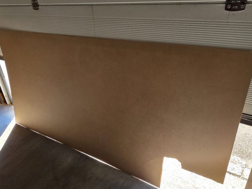 Piatti di portata: 8 Pavatexplatten / Abdeckplatten für Baustellenboden – Usato da Abtwil SG venduto da steph61 1
