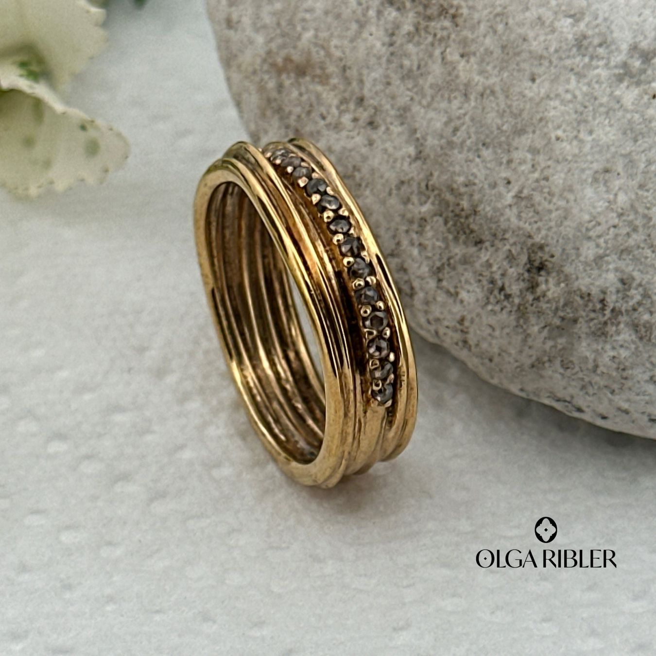 Olga Ribler Anelli: Diamanten Sterling Silber Ring - Grösse 59 – Nuovo (secondo la descrizione) da Luzern venduto da Schmuckoutlet 6