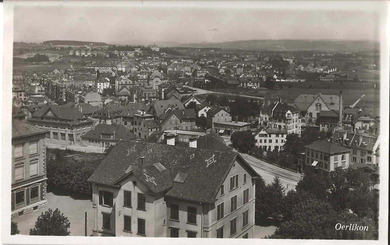 Cartes postales: Karte Oerlikon 1930 – D'occasion à Zürich par Philacat11