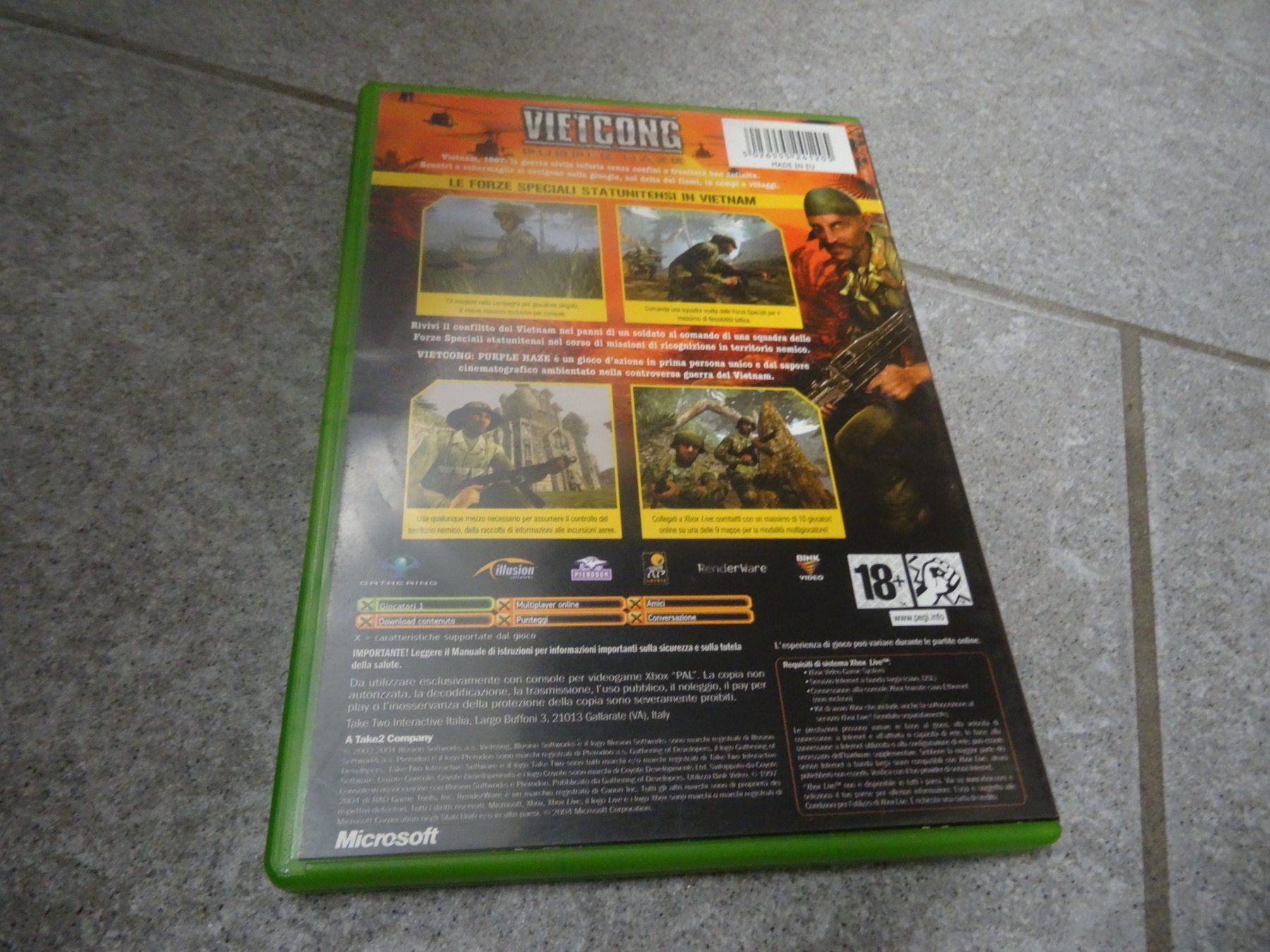Microsoft Giochi: Vietcong Purple Haze XBOX CLASSIC – Usato da Olten venduto da Disc-Ausverkauf 2