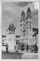 Zürich - Hans Waldmann-Denkmal - animee belebt