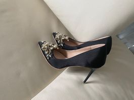 edle/stylische High Heels mit Perlen, 38