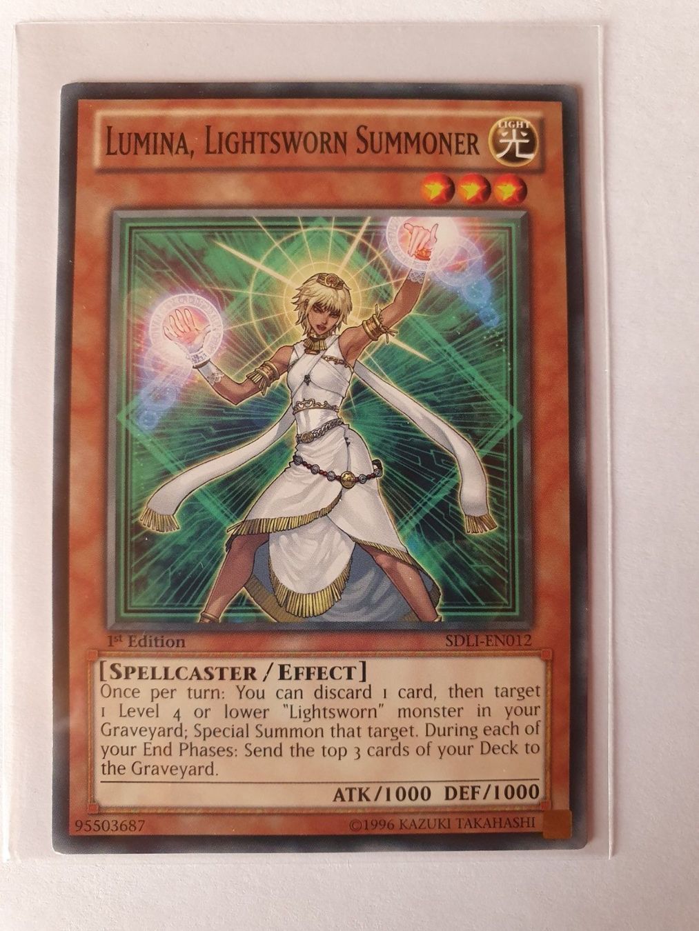 Yugioh Sammelbilder & Trading cards: Lumina, Lightsworn Summoner 1st edition – Gebraucht aus Oberdorf BL von BaldenEagle