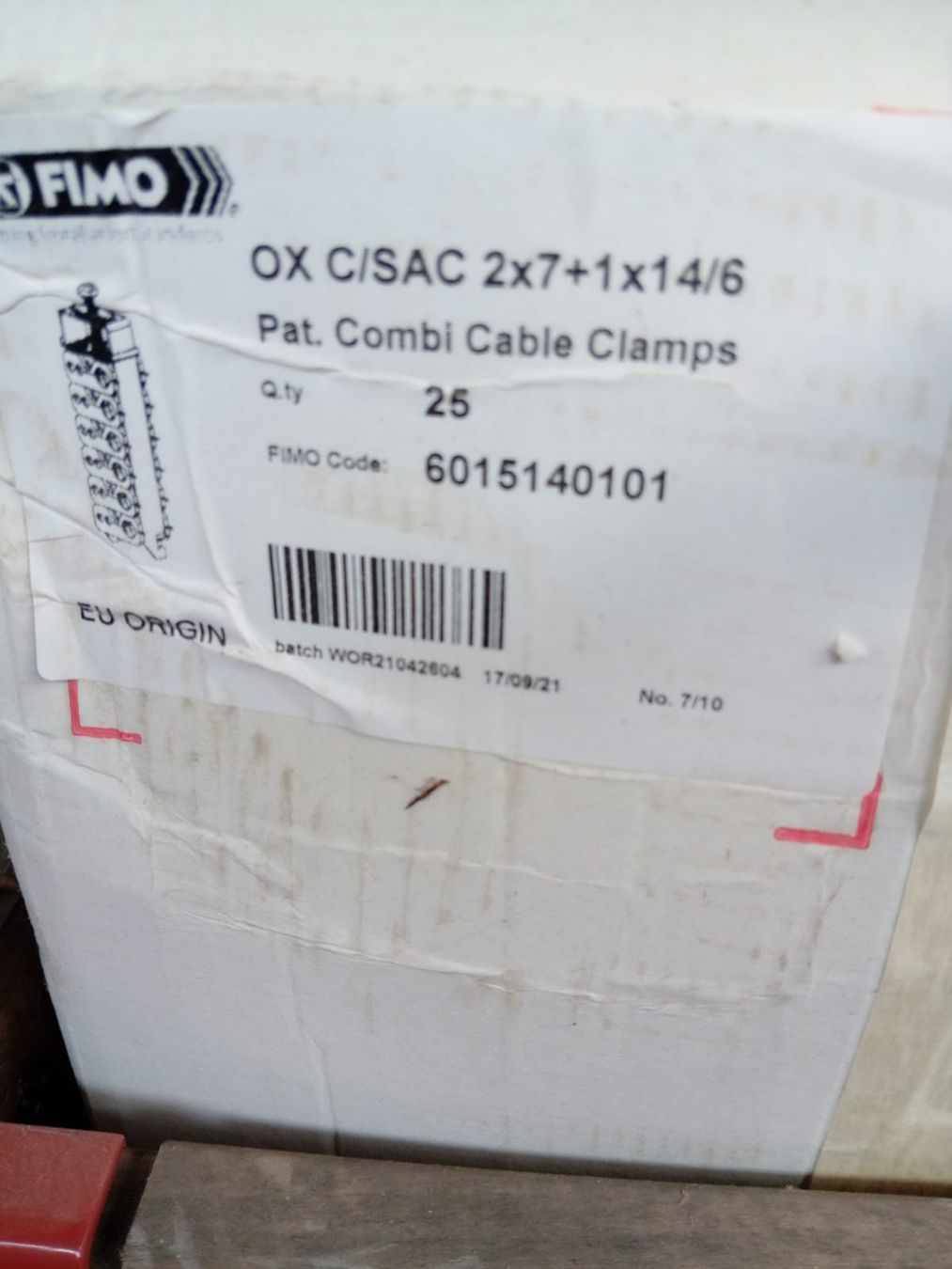 Wandhalterungen: FIMO OX C/SAC 2x7+1x14/6 25 Stück – Neu (gemäss Beschreibung) aus Sursee von Network_41AG