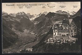 Braunwald, Hotel-Kurhaus Alpenblick mit 