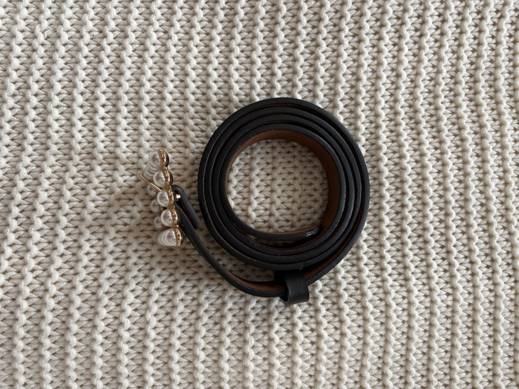 Cinture: Ceinture noir avec perles – Usato da Genève venduto da Evelina71 1
