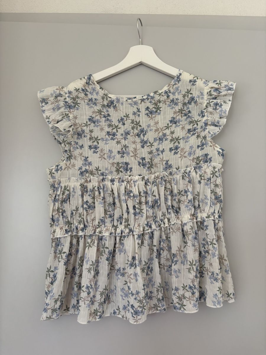Camicette: Sommerliches Blusen-Top mit Blumenmuster, Grösse S – Nuovo (secondo la descrizione) da Langenthal venduto da hih_sfd7 2