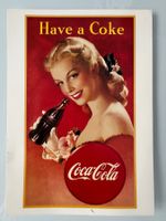 Coca-Cola Postkarte 1948 Motiv Vintage Zustand gut