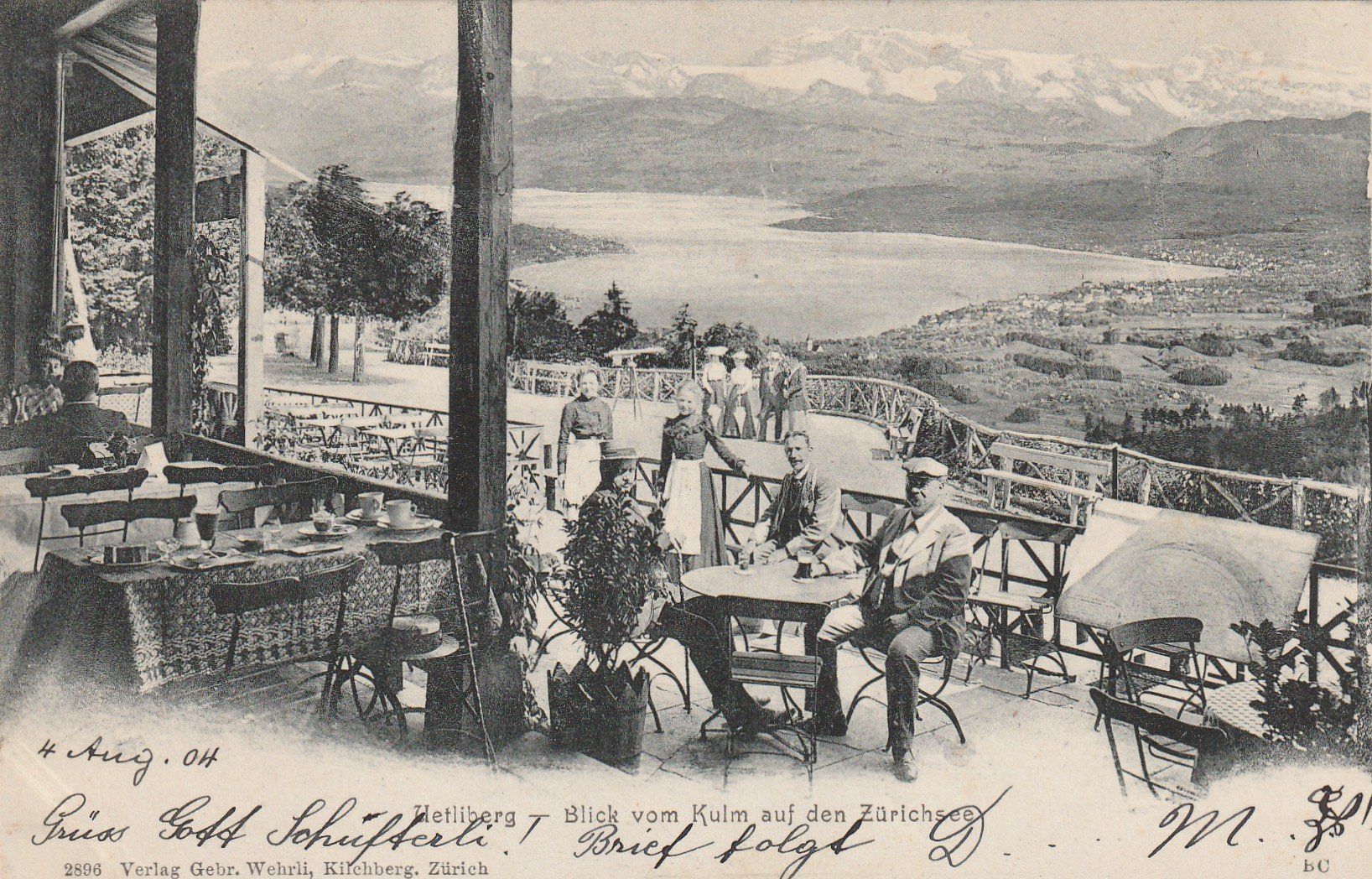Cartoline postali: Uetliberg Restaurant Uto-Kulm – Usato da Rorschacherberg venduto da fratovi2