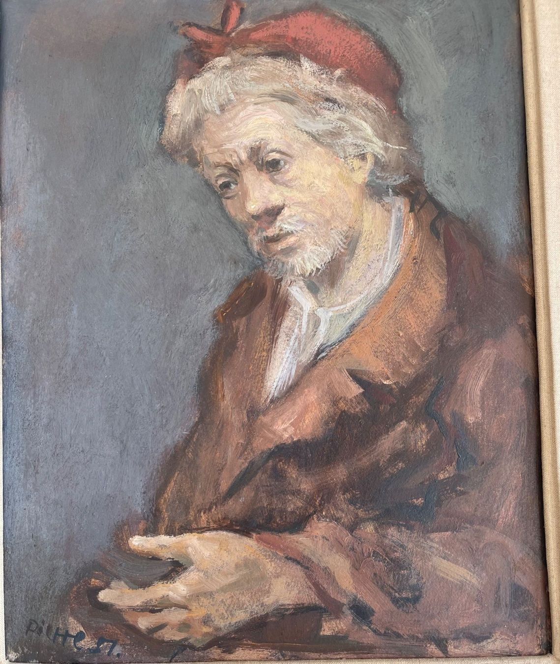 Dipinti: Potrait Gemälde von Piltte – Usato da Müllheim Dorf venduto da Othmar73 6