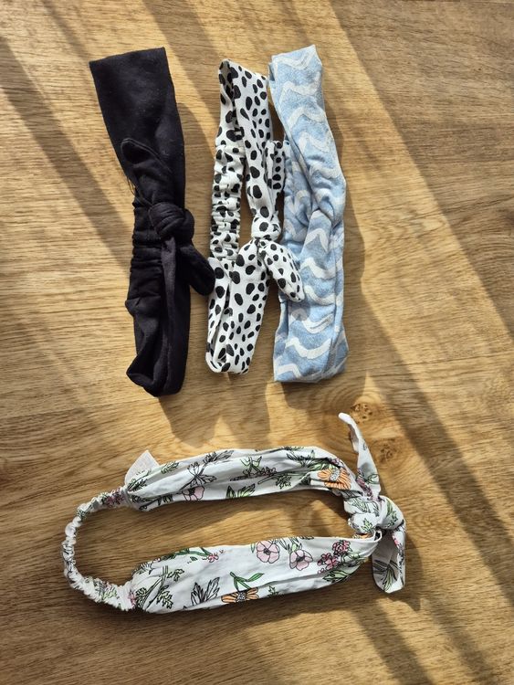 OHREN 3er-Pack Baby-Stirnbänder Mädchen - Elastische Schleifen-Bänder