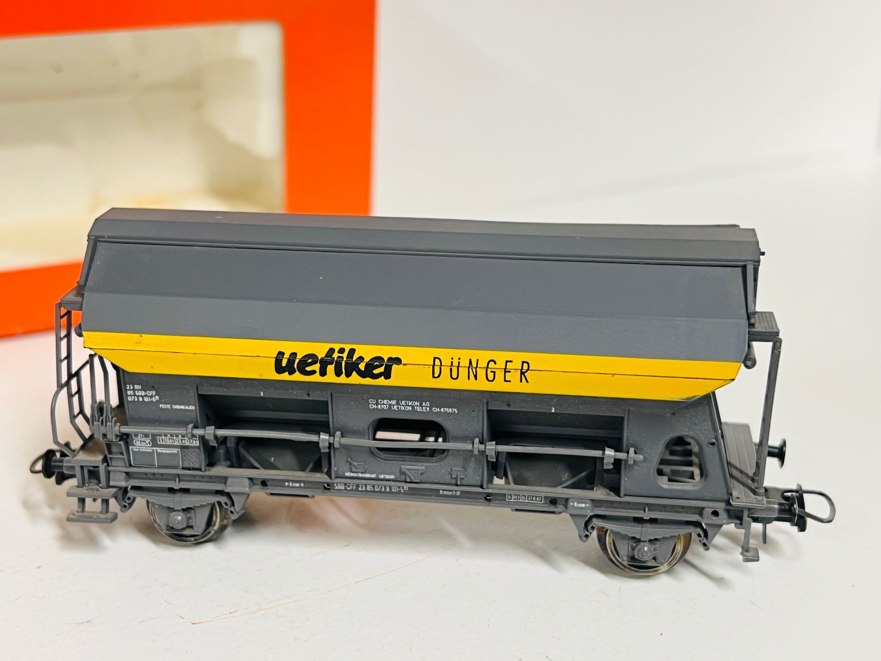 Roco Modellini di ferrovie: Roco Uetiker Dünger H0 AC – Usato da Geroldswil venduto da TopTrain54 1