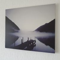 Tableau noir et blanc 50x50cm