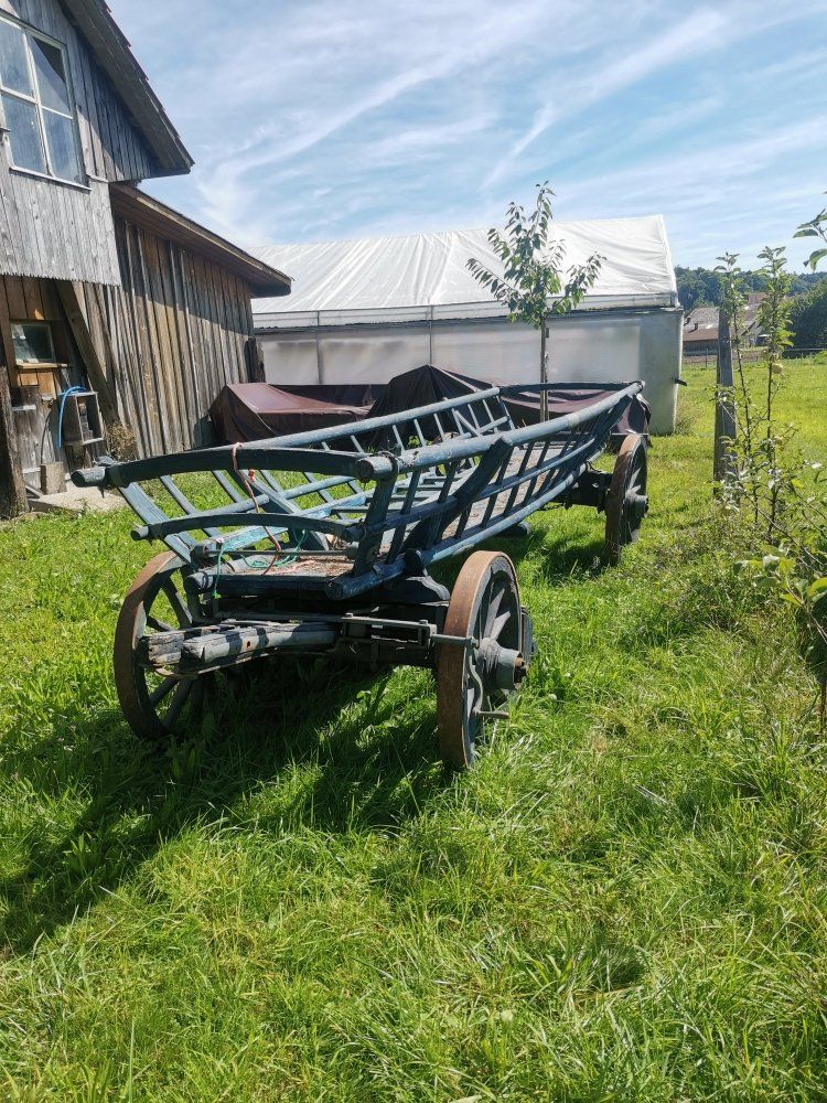 Rimorchi: Leiterwagen antik mit Zugstange – Usato da Gächliwil venduto da Arm_Evo 1