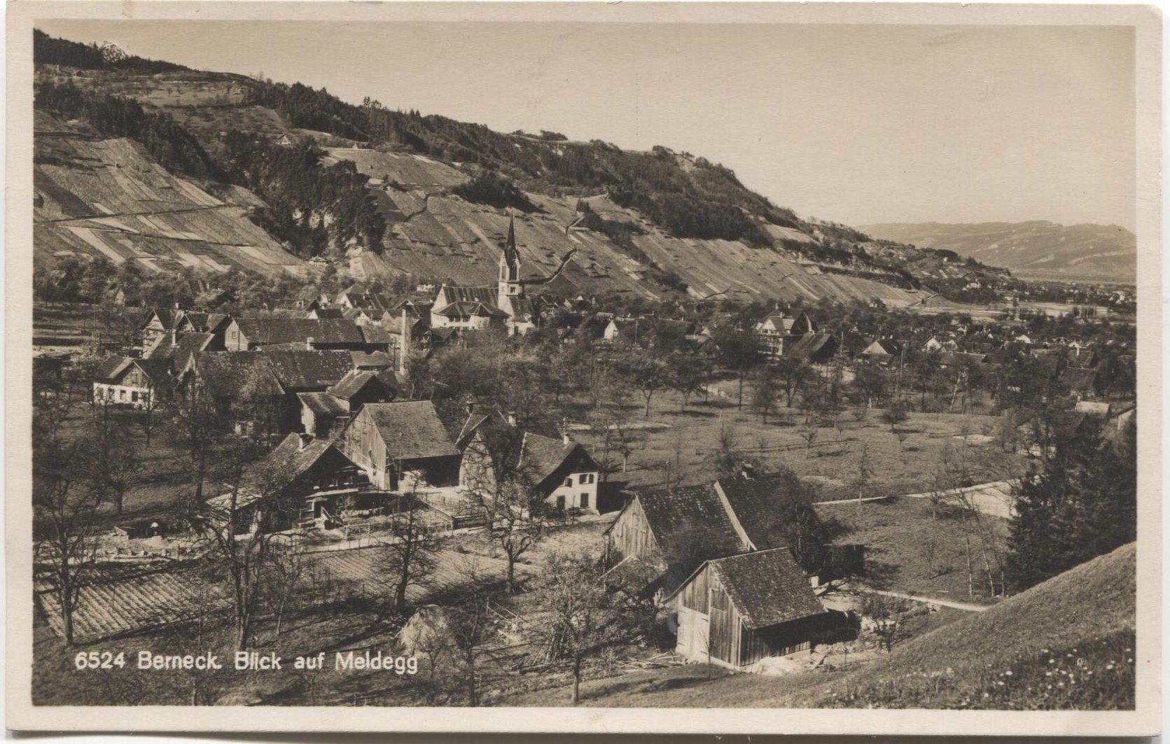 Cartoline postali: BERNECK SG 1930 – Usato da Wil SG venduto da Clanx