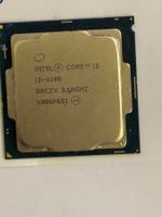 CPU intel Core.  i3-9100.     3.60 GHz. Gebraucht