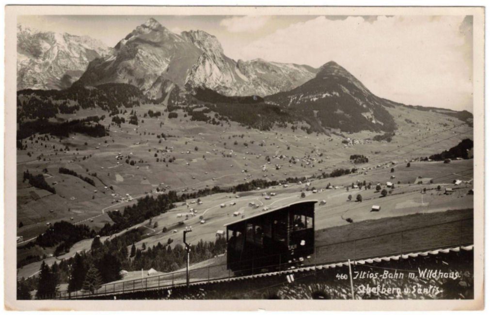 Ansichtskarten: Unterwasser - Standseilbahn Iltios – Gebraucht aus Binningen von Mountainrider