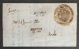 ITALIA 1852: Documento communale di MESTRE
