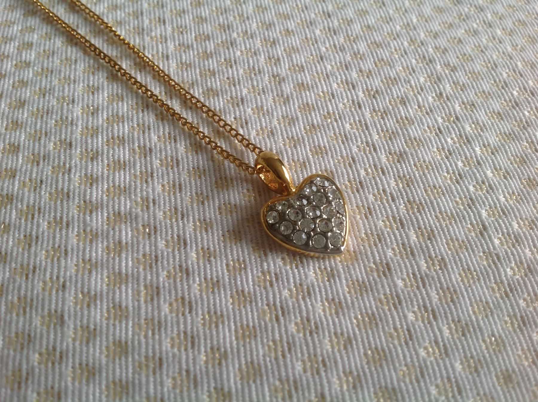 Catenine: DPR - Collier avec coeur et strass – Usato da Sion venduto da accroshoes 2