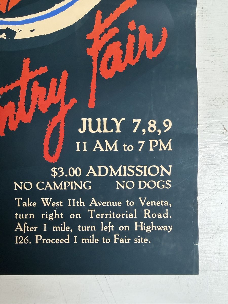 Poster & Bilder: Affiche originale Oregon Country Fair 1989 – Gebraucht aus Choulex von collectart 2