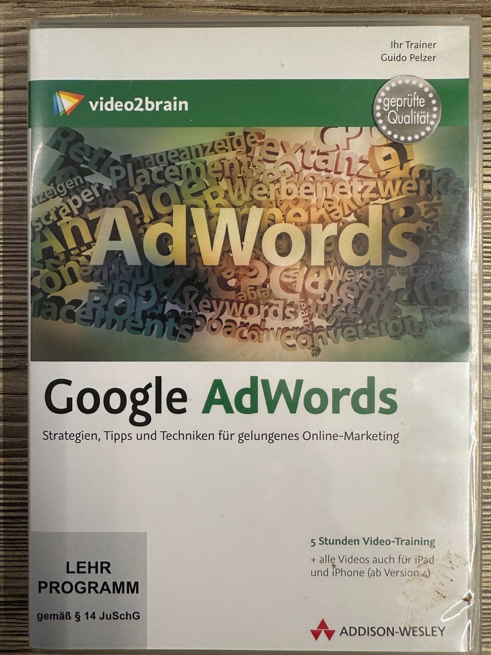 Livres: Video2brain Google AdWords Lehrprogramm – D'occasion à Zihlschlacht par Padi27