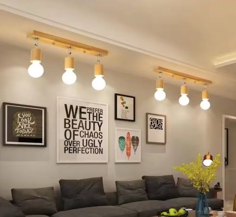Lampadari & plafoniere: Holz Deckenstrahler 3 Flammig – Nuovo e nell'imballaggio originale da Geneve venduto da Titi2008 7