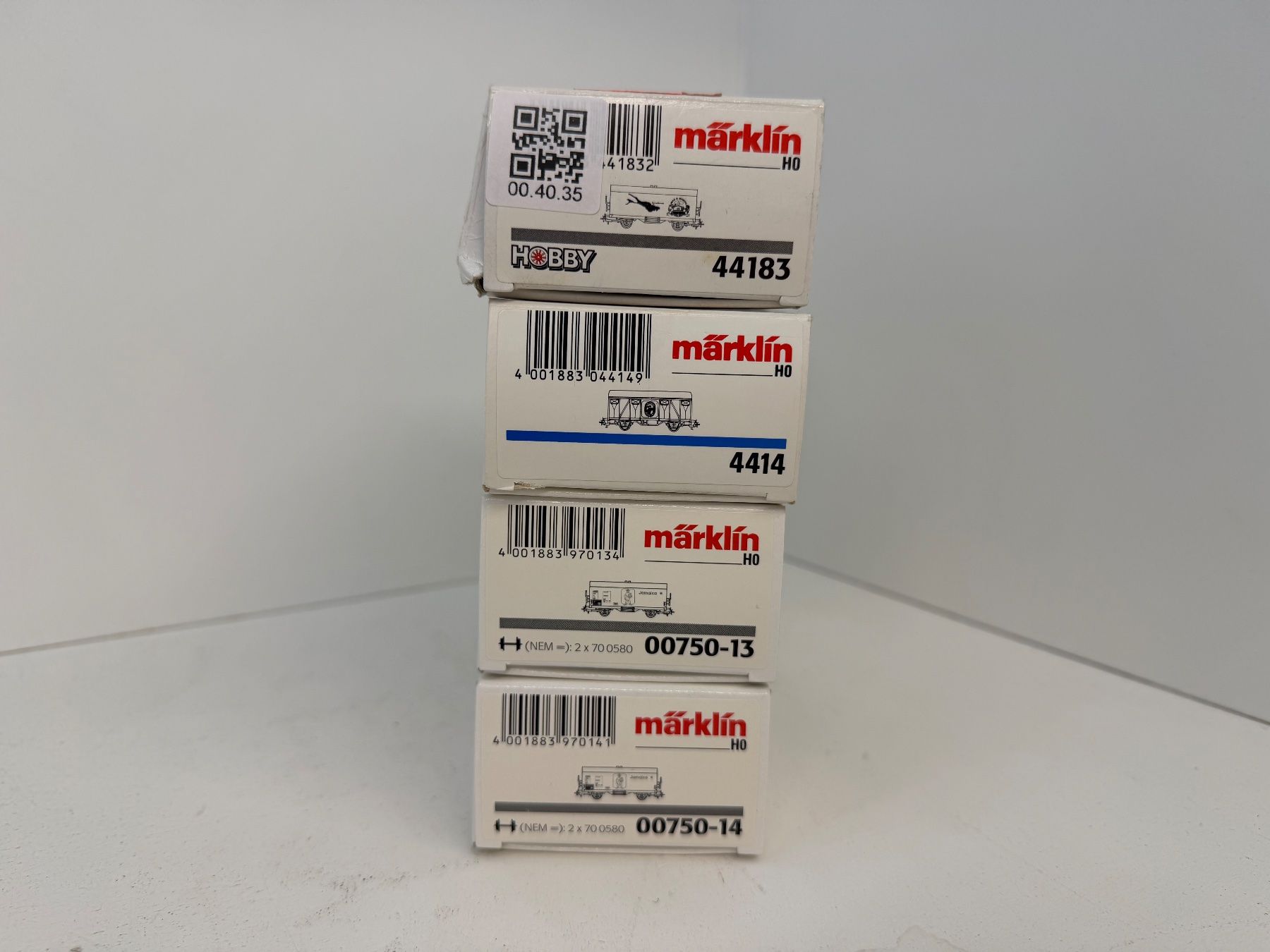 Märklin Modelleisenbahnen: Märklin 44183 + 4414 + 00750 Güterwagen Set DB – Gebraucht aus Büsserach von ModellbahnDepot 7