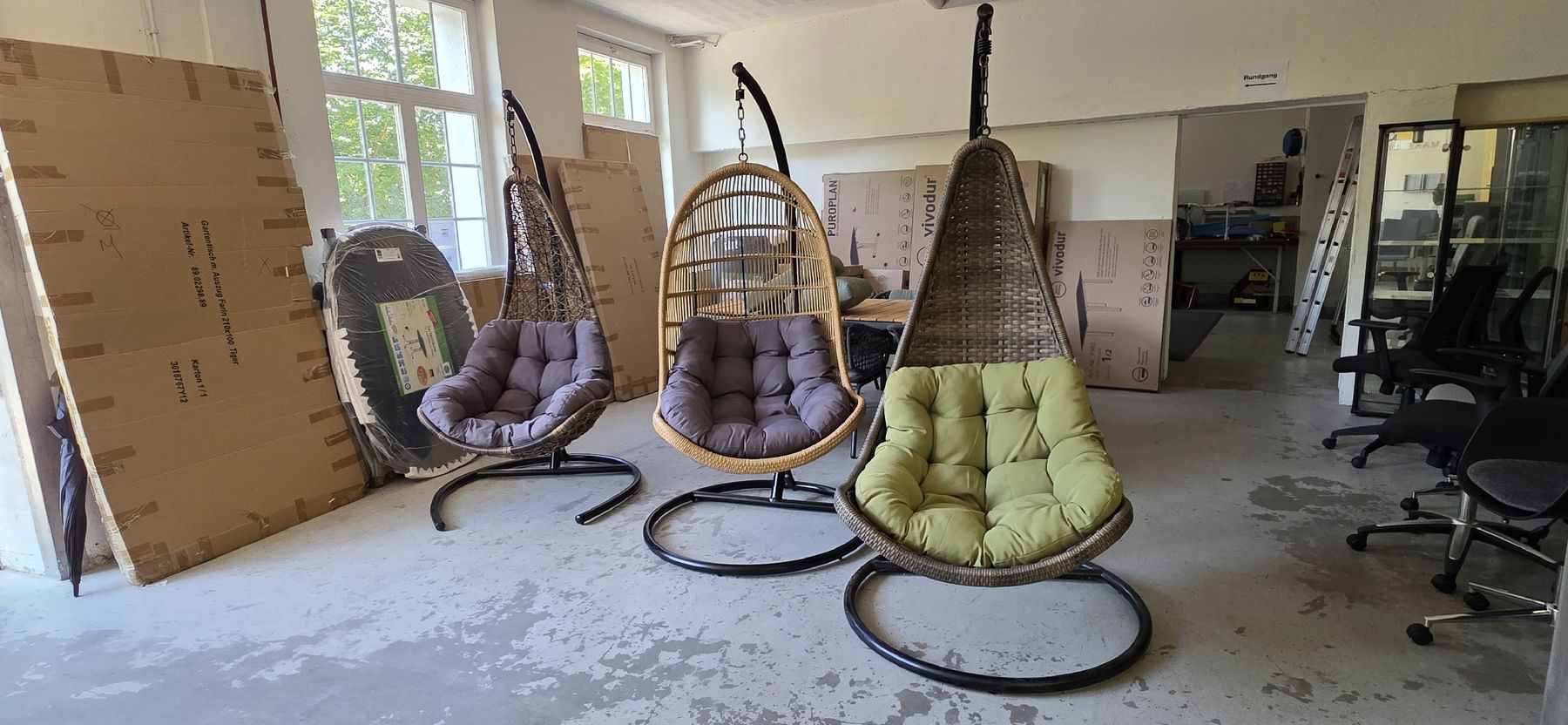 Poltrone pensili da giardino: Hängeschaukel ab Ausstellungs – Nuovo e nell'imballaggio originale da Lützelflüh-Goldb venduto da Rampenverkauf_72_ 1