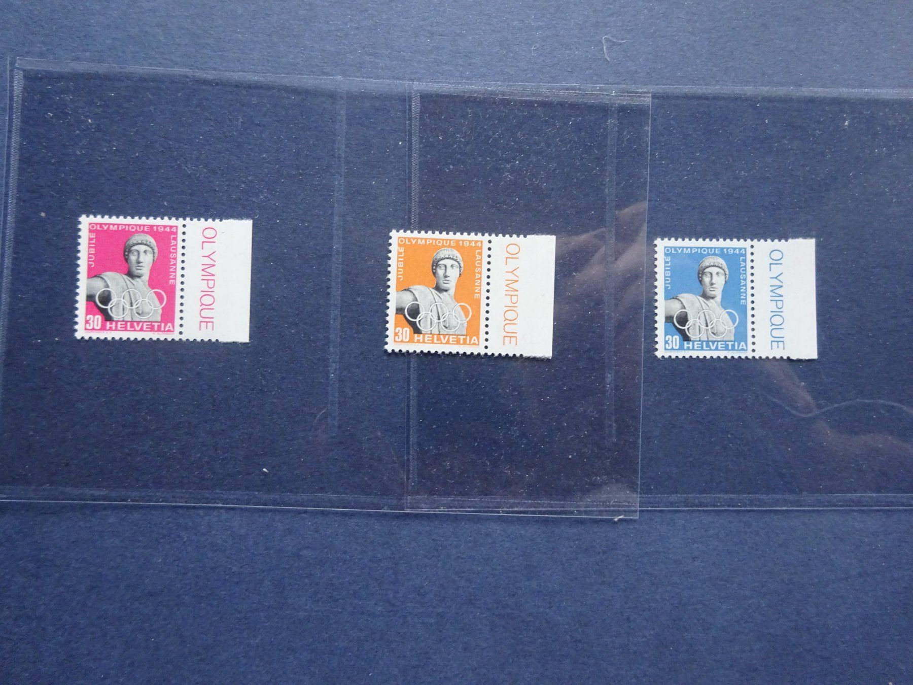 Tutti i francobolli: 1944 261P 30Rp.Farbproben postfrisch** – Nuovo (secondo la descrizione) da Appenzell-Steinegg venduto da adi1975