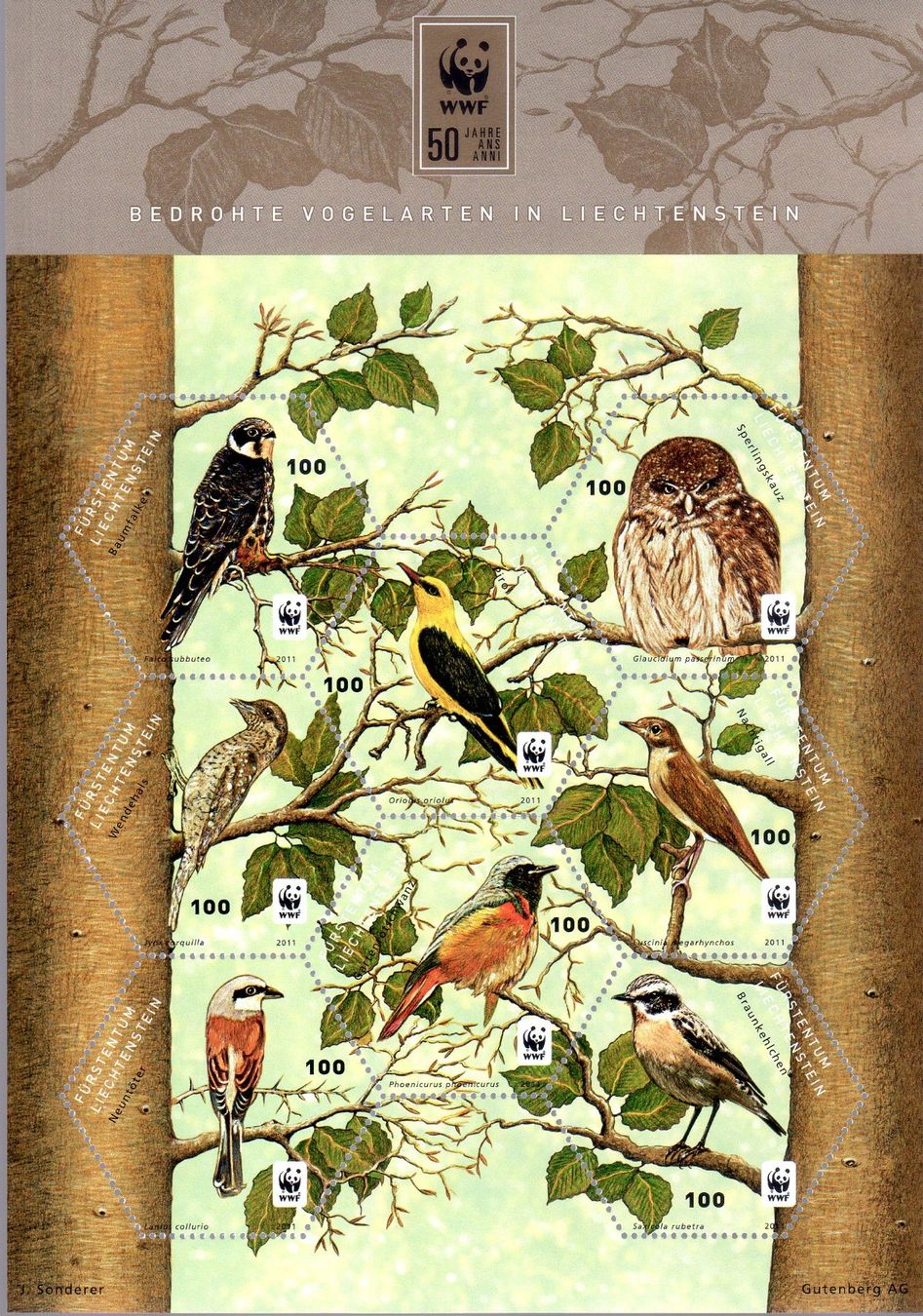 Tutti i francobolli: WWF BEDROHTE VOGELARTEN BOGEN ** POSTFRISCH ** - BR54 – Nuovo (secondo la descrizione) da Losone venduto da EM2019