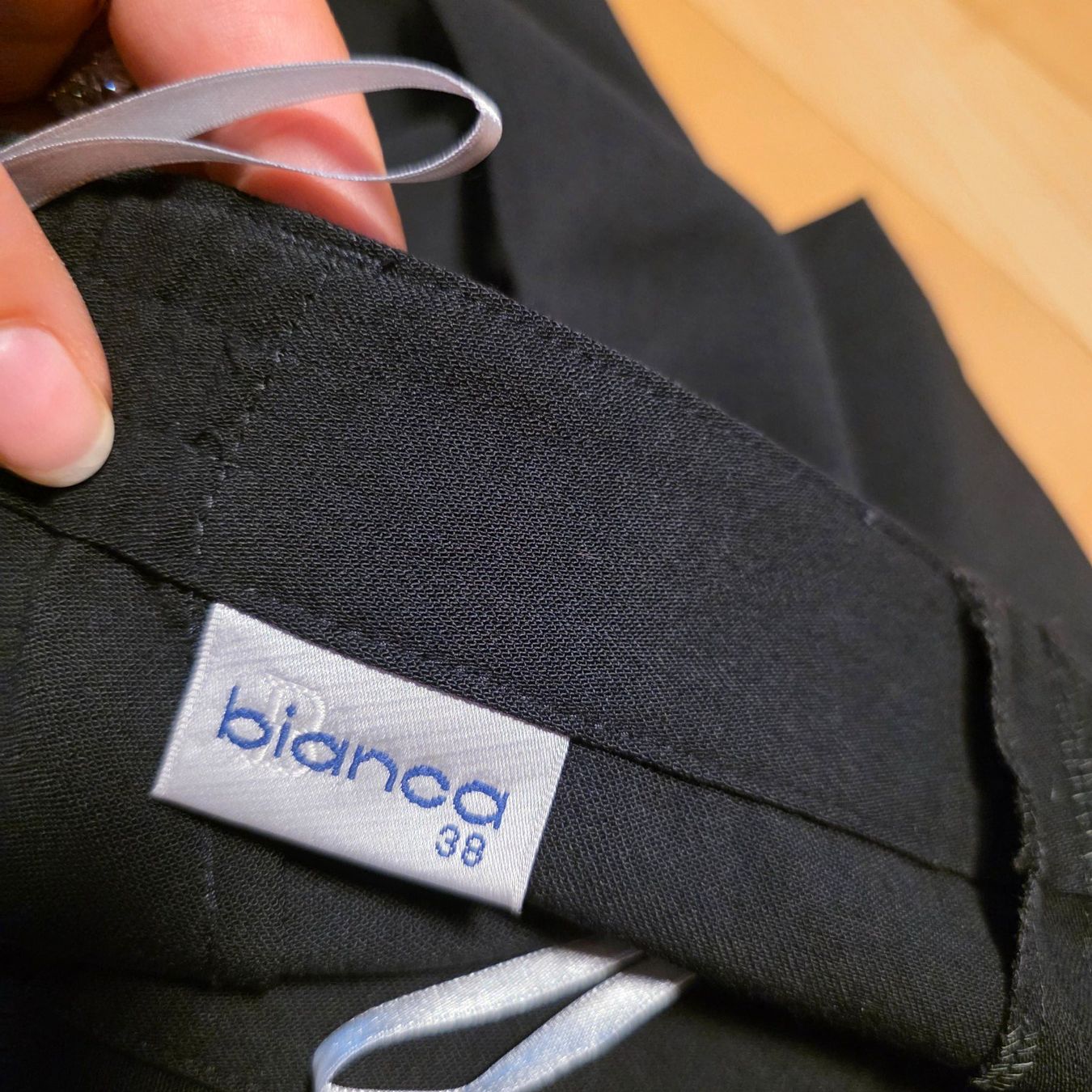 Pantaloni: BIANCA elegante schwarze Hose M – Usato da Wald ZH venduto da CapLux 4