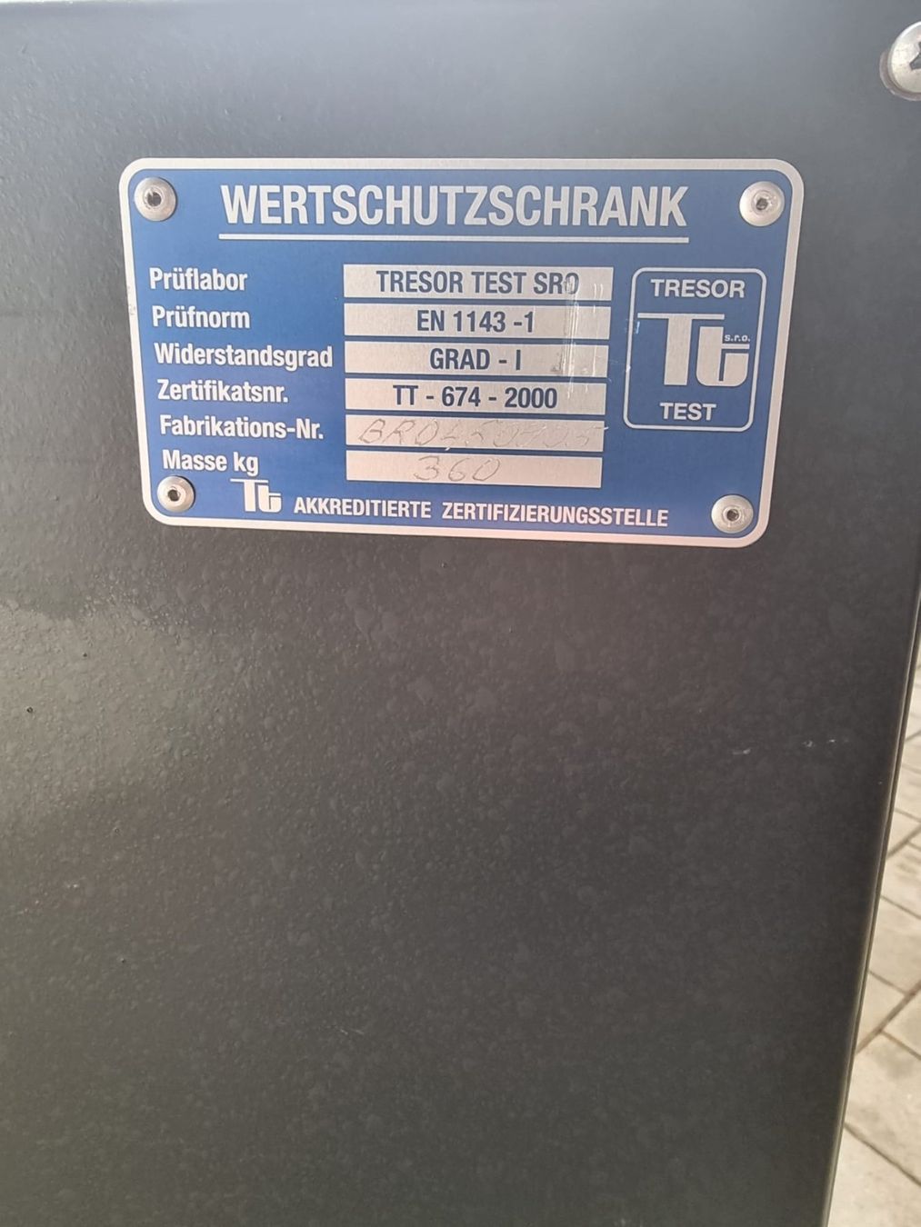 Casseforti: Tresor / Wertschutzschrank – Usato da Reichenburg venduto da chlueteri1 2